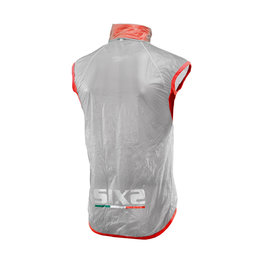 SIX2 Cycling gilet - GHOST - transparent/red