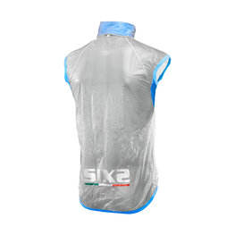 SIX2 Cycling gilet - GHOST - transparent/blue