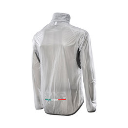 SIX2 Cycling windproof jacket - GHOST - black/transparent