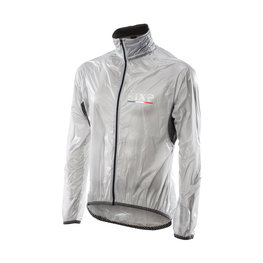 SIX2 Cycling windproof jacket - GHOST - black/transparent
