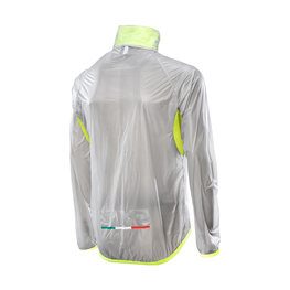 SIX2 Cycling windproof jacket - GHOST - transparent/yellow