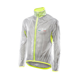 SIX2 Cycling windproof jacket - GHOST - transparent/yellow