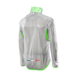 SIX2 Cycling windproof jacket - GHOST - transparent/green