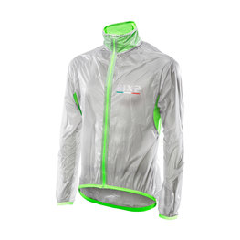 SIX2 Cycling windproof jacket - GHOST - transparent/green