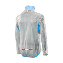 SIX2 Cycling windproof jacket - GHOST - transparent/blue