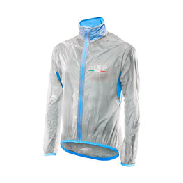 SIX2 Cycling windproof jacket - GHOST - transparent/blue