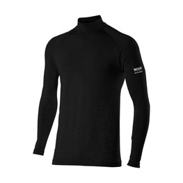 SIX2 Cycling long sleeve t-shirt - TS3 MERINOS - black