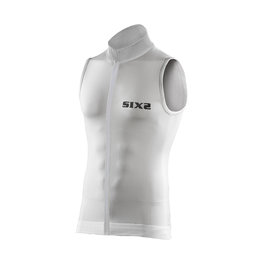 SIX2 Cycling sleeveless jersey - BIKE2 CHROMO - white