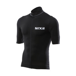 SIX2 Cycling short sleeve jersey - BIKE3 CHROMO - black