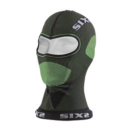 SIX2 Cycling balaklava - DBX - black/green