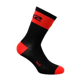 SIX2 Cyclingclassic socks - SHORT LOGO - red/black