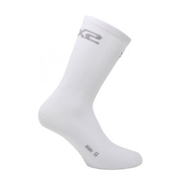 SIX2 Cyclingclassic socks - SHORT LOGO - white/grey