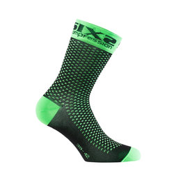 SIX2 Cyclingclassic socks - COMP SHO - green/black