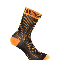 SIX2 Cyclingclassic socks - COMP SHO - orange/black