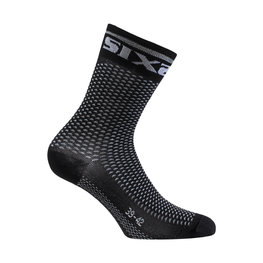 SIX2 Cyclingclassic socks - SHORT S - grey/black