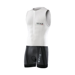 SIX2 Cycling overal - BDB - white/black