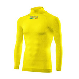 SIX2 Cycling long sleeve t-shirt - TS3 - yellow
