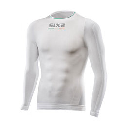 SIX2 Cycling long sleeve t-shirt - TS2L SUPERLIGHT - white