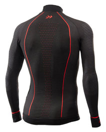 SIX2 Cycling long sleeve t-shirt - TS3 W CU - red/black