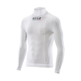 SIX2 Cycling long sleeve t-shirt - TS3 - white