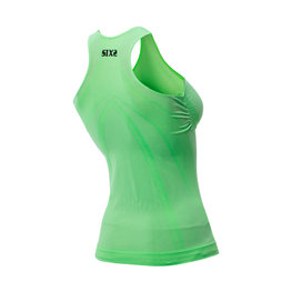 SIX2 Cycling tank top - SMG C LADY - green
