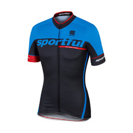 SPORTFUL Cycling short sleeve jersey - SC TEAM - blue/black