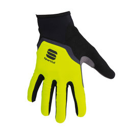 SPORTFUL Cycling long-finger gloves - GEL - yellow/black