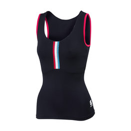 SPORTFUL Cycling tank top - ALLURE LADY - black