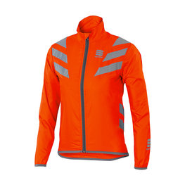 SPORTFUL Cycling thermal jacket - REFLEX KIDS - orange