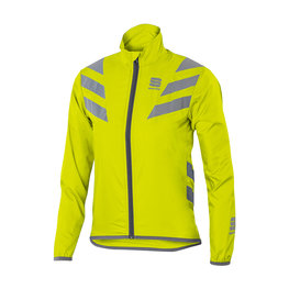SPORTFUL Cycling thermal jacket - REFLEX KIDS - yellow