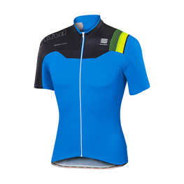 SPORTFUL Cycling short sleeve jersey - BODYFIT PRO TEAM - black/blue