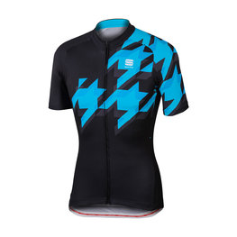 SPORTFUL Cycling short sleeve jersey - FUGA - black/blue