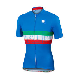 SPORTFUL Cycling short sleeve jersey - ITALIA - blue