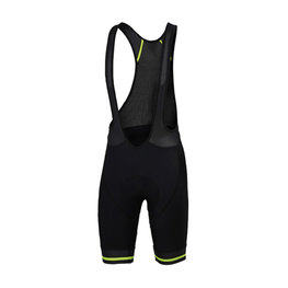 SPORTFUL Cycling bib shorts - CLASSIC RACE - black/yellow