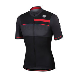 SPORTFUL Cycling short sleeve jersey - SQUADRA CORSE - red/grey/black