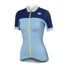 SPORTFUL Cycling sleeveless jersey - GRACE LADY - light blue/blue
