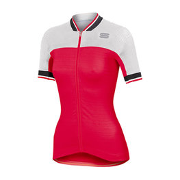 SPORTFUL Cycling sleeveless jersey - GRACE LADY - white/red