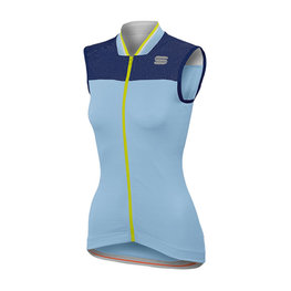 SPORTFUL Cycling sleeveless jersey - GRACE LADY - blue/light blue