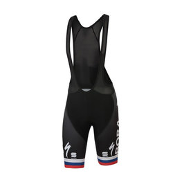 SPORTFUL Cycling bib shorts - BORA HANSGROHE 2020 - black/multicolour
