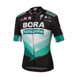 SPORTFUL Cycling short sleeve jersey - BORA HANSGROHE 2020 - green/black
