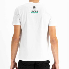SPORTFUL Cycling short sleeve t-shirt - BORA HANSGROHE FAN - white