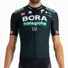 SPORTFUL Cycling short sleeve jersey - BORA HANSGROHE 2021 - green/grey