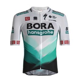 SPORTFUL Cycling short sleeve jersey - BORA HANSGROHE 2021 - green/grey