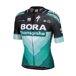 SPORTFUL Cycling short sleeve jersey - BORA HANSGROHE 2019 - green/black