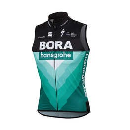 SPORTFUL Cycling gilet - BORA HANSGROHE 2019 - green/black