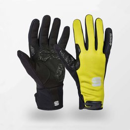 SPORTFUL Cycling long-finger gloves - WS ESSENTIAL 2 - yellow/black