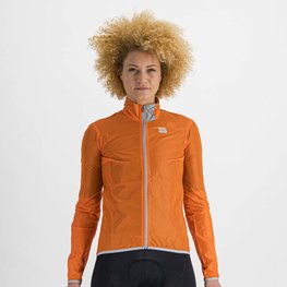 SPORTFUL Cycling windproof jacket - HOT PACK EASYLIGHT W - orange