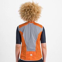 SPORTFUL Cycling gilet - HOT PACK EASYLIGHT W - orange
