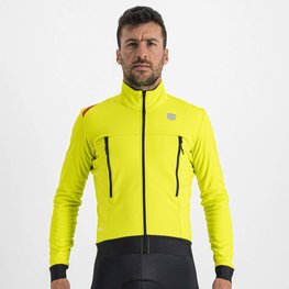 SPORTFUL Cycling thermal jacket - FIANDRE WARM - yellow