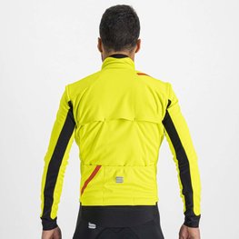 SPORTFUL Cycling thermal jacket - FIANDRE WARM - yellow